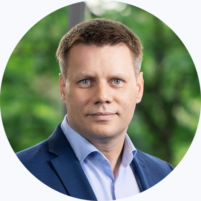 A photo of Vaidas Virbukas, who is a CEO at a technology company RASO.
